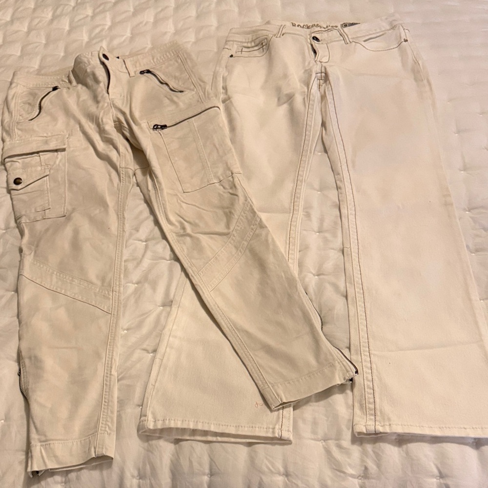 😎Bundle of white jeans🌸🇺🇸